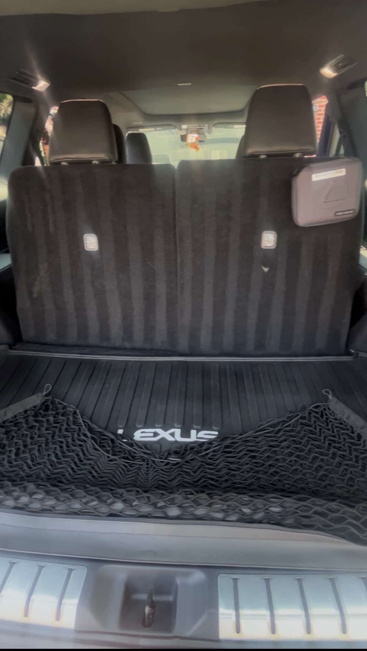 Clean Lexus cargo area after detailing by AJ Car Detailing